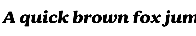 Preview of FONTSPRING DEMO - Bogue Extrabold Italic font