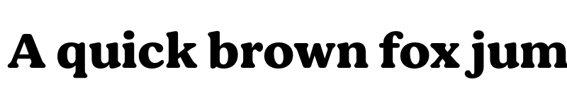 Preview of FONTSPRING DEMO - Bogue Extrabold Regular font