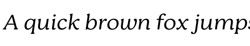 Preview of FONTSPRING DEMO - Bogue Light Italic font
