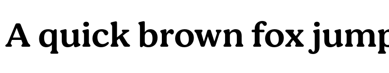 Preview of FONTSPRING DEMO - Bogue Semibold Regular font