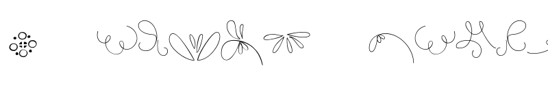 Preview of FONTSPRING DEMO - Boho Ornaments Regular font