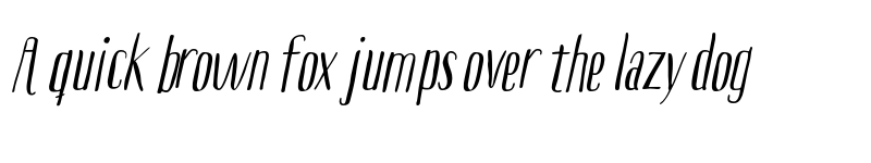 Preview of FONTSPRING DEMO - Boho Sans Italic font