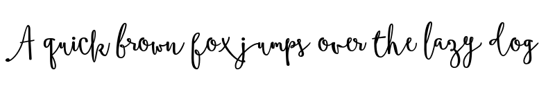 Preview of FONTSPRING DEMO - Boho Script Drop Bold font