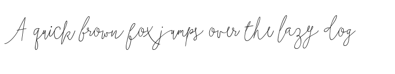 Preview of FONTSPRING DEMO - Boho Script Line Italic font