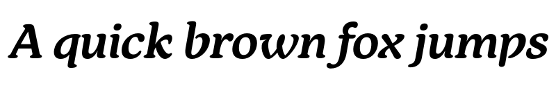 Preview of FONTSPRING DEMO - Bold Bold Italic font