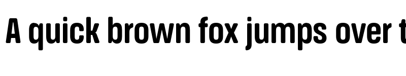 Preview of FONTSPRING DEMO - Bold Cn Bold font