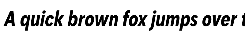 Preview of FONTSPRING DEMO - Bold Cn It Bold Italic font