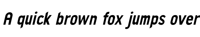 Preview of FONTSPRING DEMO - Bold Cond Italic font