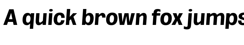 Preview of FONTSPRING DEMO - Bold Cond SeObli Italic font