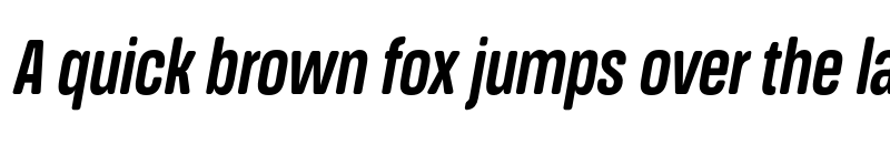 Preview of FONTSPRING DEMO - Bold Extra Cn It Bold Italic font