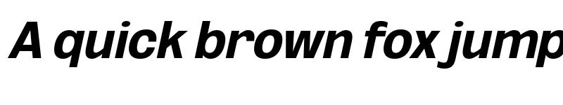 Preview of FONTSPRING DEMO - Bold SemCond UtObli Italic font