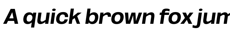 Preview of FONTSPRING DEMO - Bold SemExp Obli Italic font