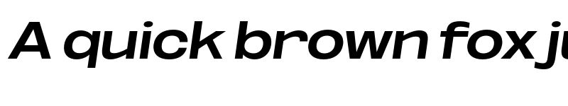 Preview of FONTSPRING DEMO - Bold UltExp Obli Italic font