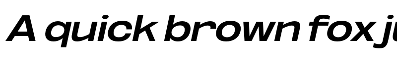 Preview of FONTSPRING DEMO - Bold UltExp UtObli Italic font