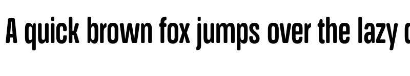 Preview of FONTSPRING DEMO - Bold Ultra Cn Bold font