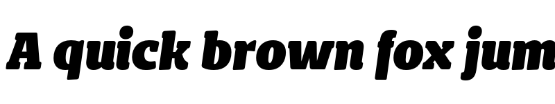 Preview of FONTSPRING DEMO - Bommer Slab Rounded Black It Regular font