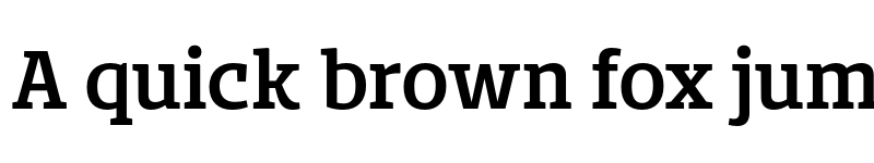 Preview of FONTSPRING DEMO - Bommer Slab SemiBold Regular font