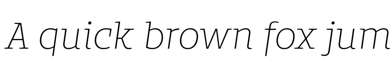 Preview of FONTSPRING DEMO - Bommer Slab Thin Italic Regular font