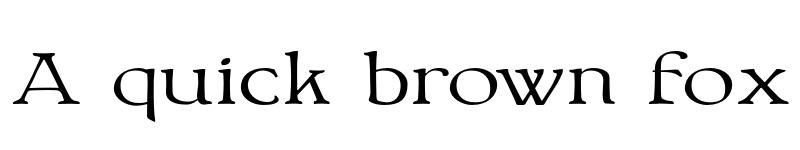 Preview of FONTSPRING DEMO - Bonning Wide Expanded Regular font