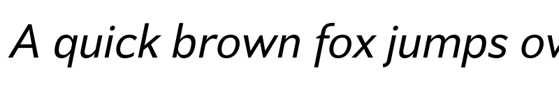 Preview of FONTSPRING DEMO - Book Italic Italic font