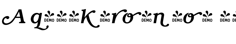 Preview of FONTSPRING DEMO - Book Swash Medium Italic font