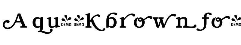 Preview of FONTSPRING DEMO - Book Swash Medium Regular font