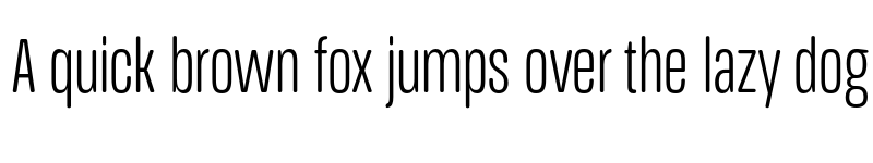 Preview of FONTSPRING DEMO - Book Ultra Cn Regular font