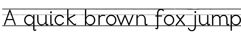 Preview of FONTSPRING DEMO - Bookbag Alt Lined Regular font