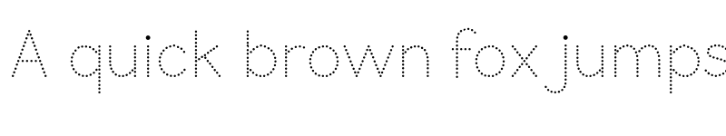 Preview of FONTSPRING DEMO - Bookbag Dotted Regular font