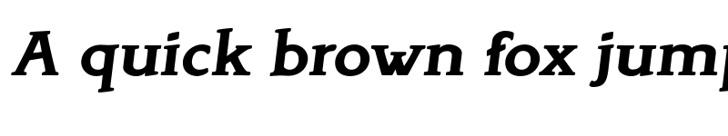 Preview of FONTSPRING DEMO - Bookish Bold Italic font