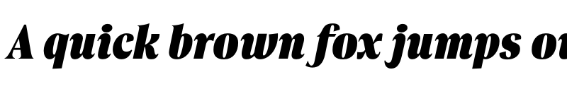 Preview of FONTSPRING DEMO - Borax Heavy Italic font