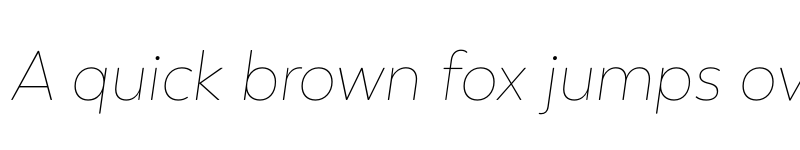 Preview of FONTSPRING DEMO - Boston Thin It Regular font