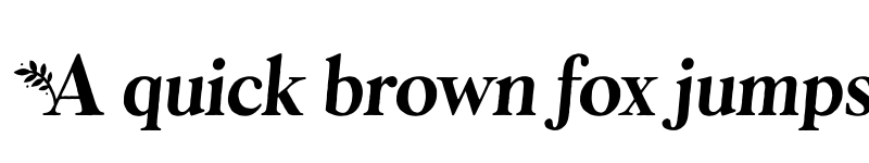 Preview of FONTSPRING DEMO - Botany Italic font