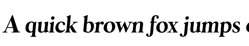 Preview of FONTSPRING DEMO - Botany Text Italic font