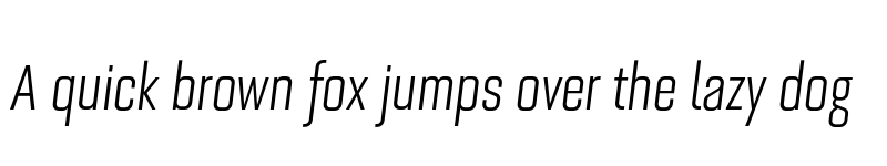 Preview of FONTSPRING DEMO - Bourgeois Thin Condensed Bold Italic font