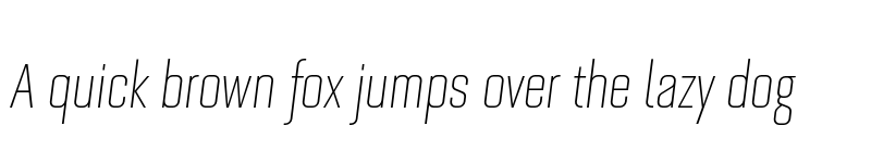 Preview of FONTSPRING DEMO - Bourgeois Thin Condensed Italic font