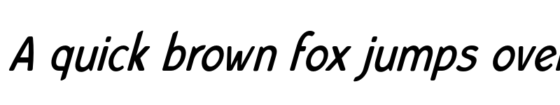 Preview of FONTSPRING DEMO - Bourne Condensed Oblique Demi Regular font