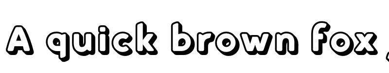 Preview of FONTSPRING DEMO - Bourne Embossed Regular font
