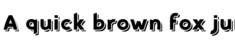 Preview of FONTSPRING DEMO - Bourne Shadow Regular font