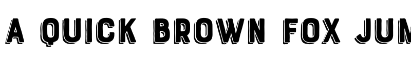 Preview of FONTSPRING DEMO - Bourton Hand Drop Shadow Regular font
