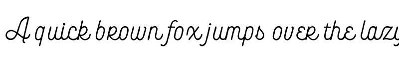 Preview of FONTSPRING DEMO - Bourton Hand Script Bold Regular font