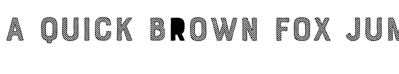 Preview of FONTSPRING DEMO - Bourton Hand Stripes A Regular font