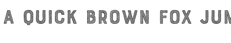 Preview of FONTSPRING DEMO - Bourton Hand Stripes B Regular font