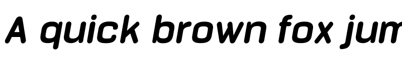 Preview of FONTSPRING DEMO - Bourton Round Bold Italic font