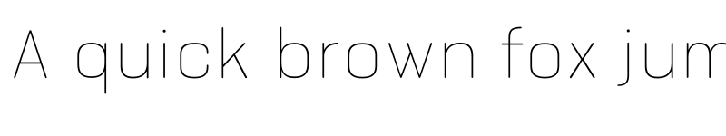 Preview of FONTSPRING DEMO - Bourton Round Hairline Regular font