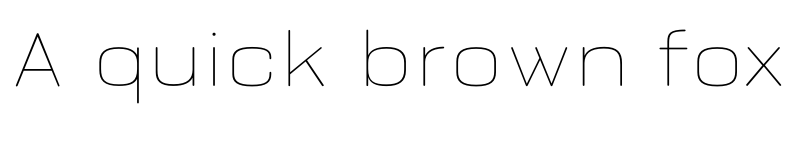 Preview of FONTSPRING DEMO - Bourton Round Hairline Wide Regular font