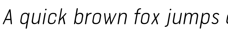 Preview of FONTSPRING DEMO - Bourton Round Light Narrow Italic font