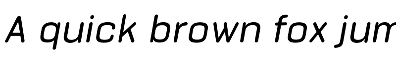 Preview of FONTSPRING DEMO - Bourton Round Medium Italic font