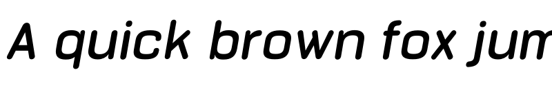 Preview of FONTSPRING DEMO - Bourton Round SemiBold Italic font