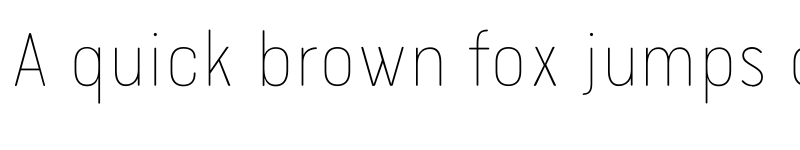 Preview of FONTSPRING DEMO - Bourton Text Hairline Narrow Regular font
